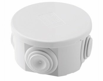 Ronde Opbouw aansluitdoos &middot; GW44001 &middot; met wartels