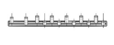 Kamrail - 1x ALS &amp; 5x 1P+N