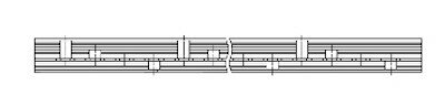Kamrail 3 Fase - 56 module (14x4P)