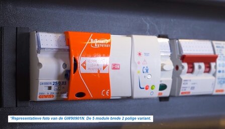 Gewiss Restart Autotest Aardlekschakelaar 63A - 4 Polig - GW90923