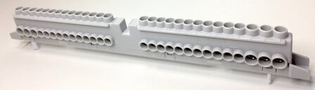 Aardblok met Ge&iuml;soleerde Nulleider en Aardklemmen - GW40412B