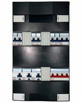 Gewiss Groepenkast 3 Fase &middot; 3 x ALS &middot; 6 Groepen - Kookgroep