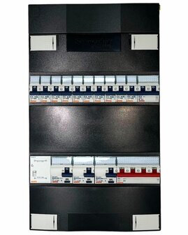 Groepenkast 3 fase met 10 groepen