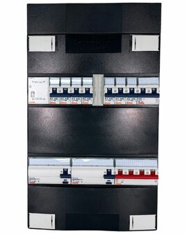 Gewiss 3 Fase Groepenkast 7&nbsp;Groepen + Beltrafo - 2&nbsp;ALS 4 Polig