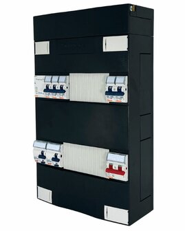 Gewiss Groepenkast 1 Fase met 5 Groepen en Beltransformator