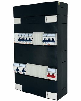 Gewiss Groepenkast 1 Fase 5 Groepen + Beltrafo + Kookgroep