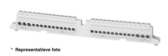 Aardblok met Geïsoleerde Nulleider en Aardklemmen - GW40412U