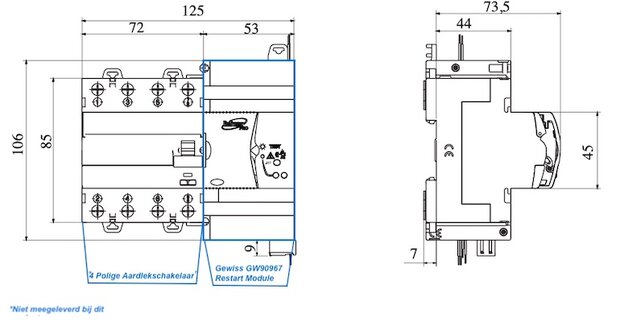 Gewiss GW90967 Restart Module