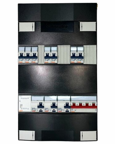 Gewiss Groepenkast 3 fase met 7 groepen