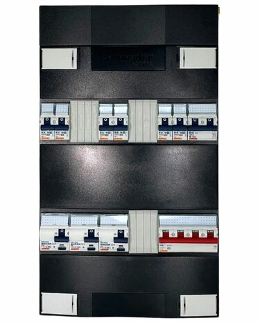 Gewiss Groepenkast 3 Fase · 3 x ALS · 6 Groepen - Kookgroep