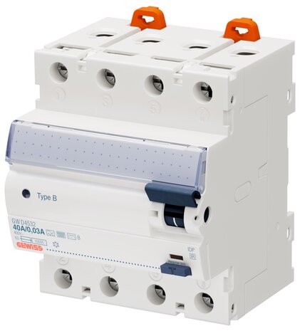 Gewiss Aardlekschakelaar 40A | 4 Polig | 30mA | GWD4532