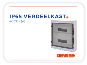 IP65 Groepenkast Leeg