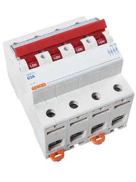 Gewiss GW96176 Hoofdschakelaar | 4 Polig | 63A