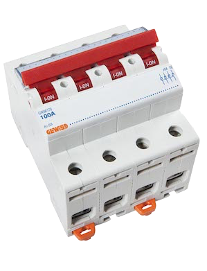 Gewiss GW96178 Hoofdschakelaar | 4 Polig | 100A