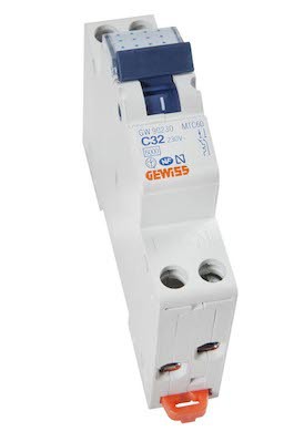 Gewiss GW90331 Installatieautomaat B32 1P+N