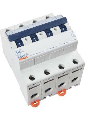 Gewiss Installatieautomaat C40 | 4 polig | GW92091