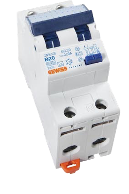 Gewiss Aardlekautomaat B20 - 30mA | 2-polig | GW95108