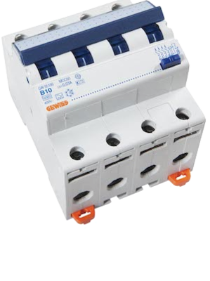 Gewiss Aardlekautomaat B10 - 30mA | 4-polig | GW95166