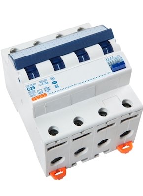 Gewiss Aardlekautomaat C25 - 30mA | 4-polig | GW94369