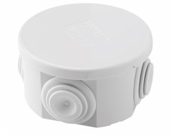 Ronde Opbouw aansluitdoos · GW44001 · met wartels