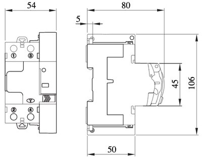 Gewiss Restart Module + 25A Aardlekschakelaar - 2 Polig - GWD4817R