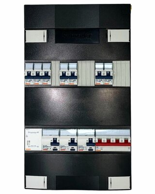 GroepenKast 3 Fase · 3 ALS · 7 Groepen + Beltrafo