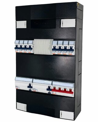 Gewiss Groepenkast 3 Fase met 8 Groepen