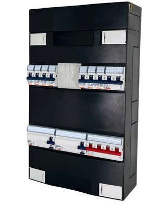 Gewiss Groepenkast 3 fase 7 groepen + Kookgroep