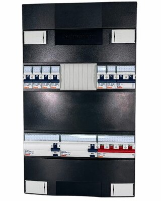 Gewiss GroepenKast 3 Fase 6 Groepen + Kookgroep