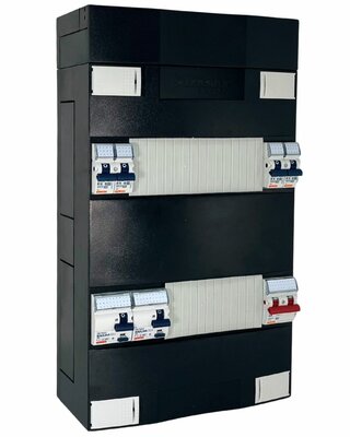 Gewiss GroepenKast 1 Fase 4 Groepen