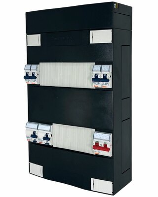 Gewiss GroepenKast 1 Fase 4 Groepen