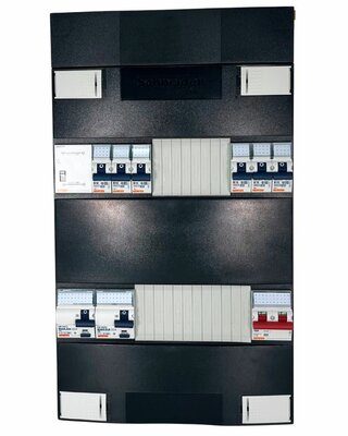 Gewiss GroepenKast 1 Fase 6 Groepen + Beltrafo