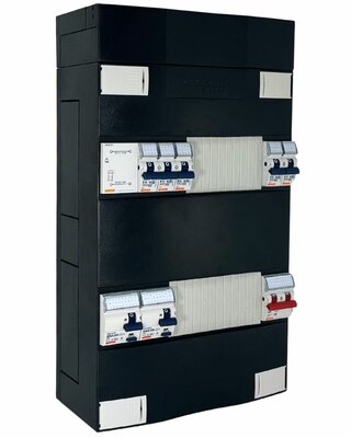 Gewiss Groepenkast 1 Fase 5 Groepen + Beltrafo