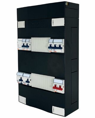 Gewiss Groepenkast 1 Fase 4 Groepen + Beltrafo
