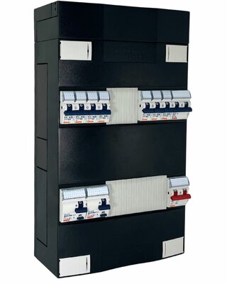Gewiss Groepenkast 1 fase 7 groepen + Kookgroep
