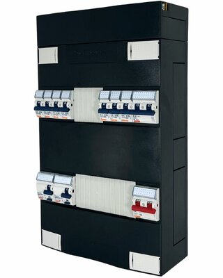 Gewiss Groepenkast 1 fase 7 groepen + Kookgroep