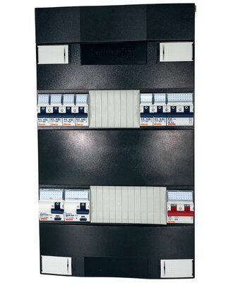 Gewiss GroepenKast 1 Fase 6 Groepen + Kookgroep