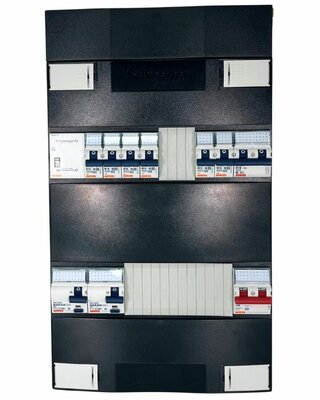 Gewiss GroepenKast 1 Fase 6 Groepen + Beltrafo + Kookgroep