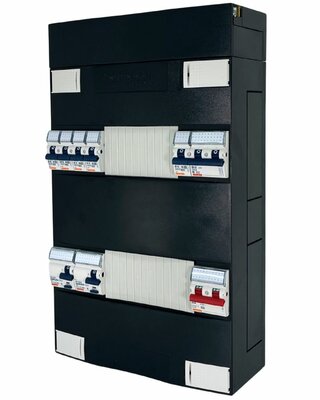 Gewiss Groepenkast 1 Fase 5 Groepen + Kookgroep