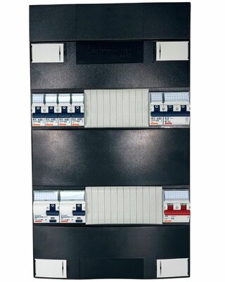 Gewiss Groepenkast 1 Fase 5 Groepen + Kookgroep