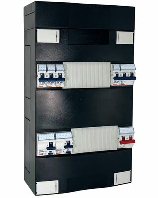 Gewiss Groepenkast 1 Fase 4 Groepen + Kookgroep