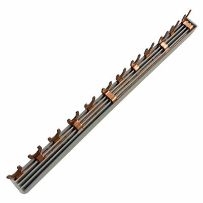 Vork Kamrail 3 Fase 6x 2P Aardlekschakelaars/Aardlekautomaten - GW96491