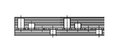 Kamrail - 2x 3 module 4P Aardlekschakelaar